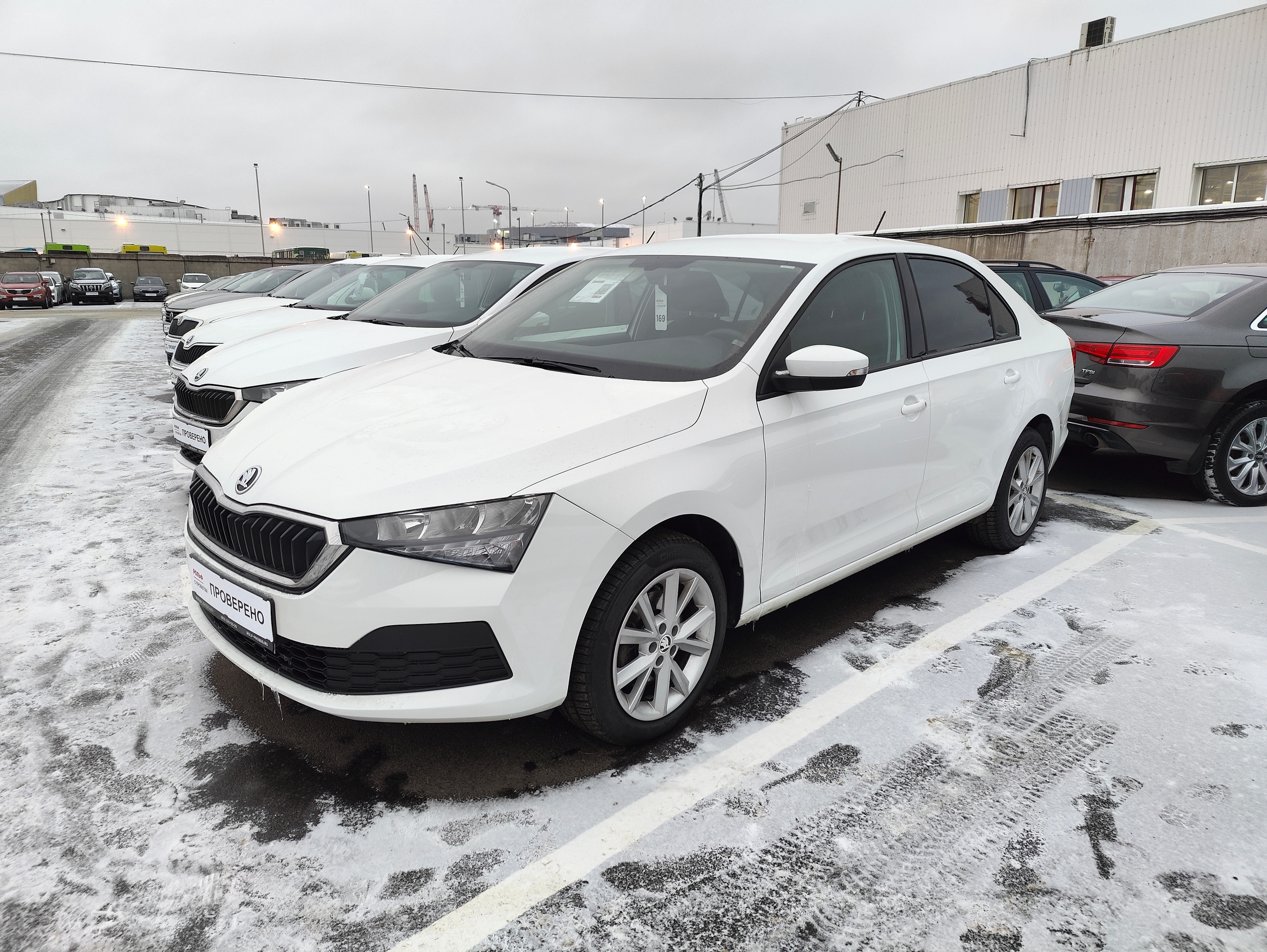 Осмотр Skoda Rapid 2021 г.в. 61.773 км.